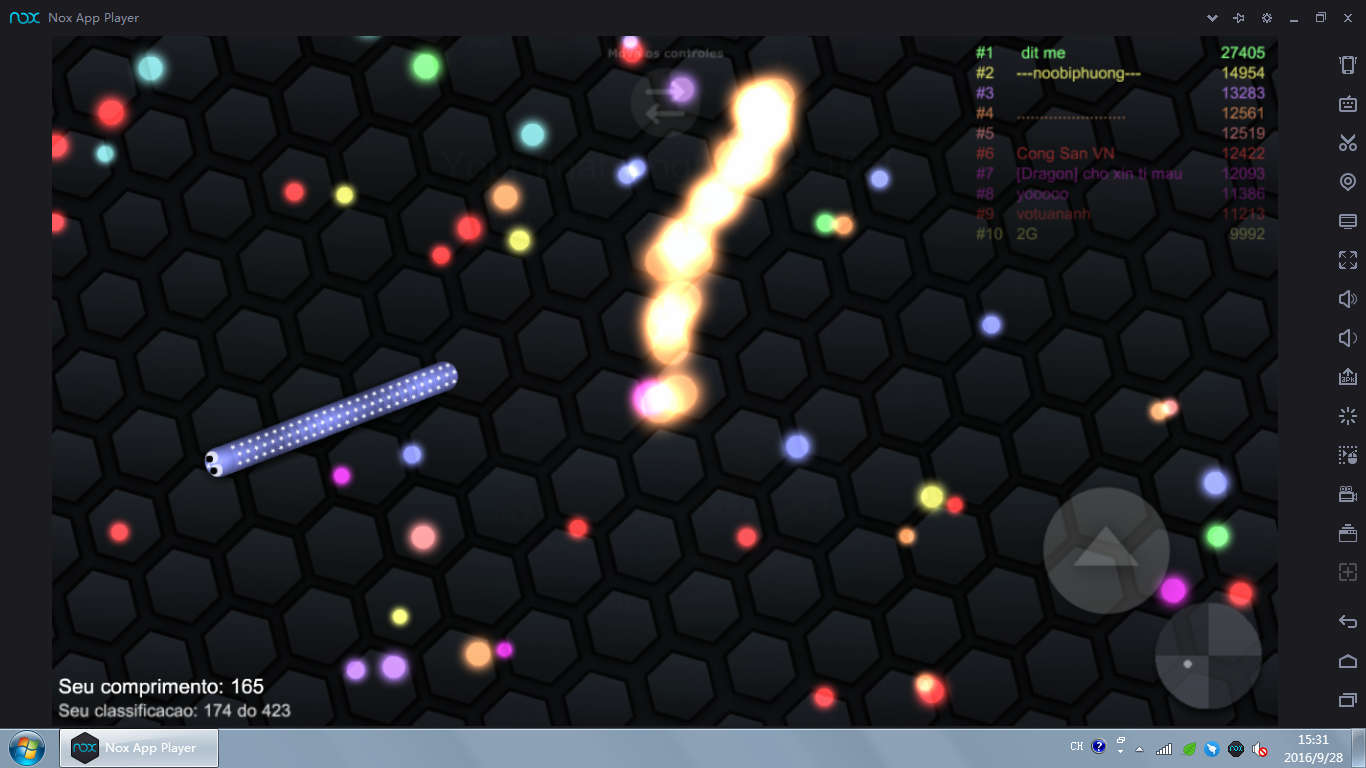 Slither.io no Jogalo